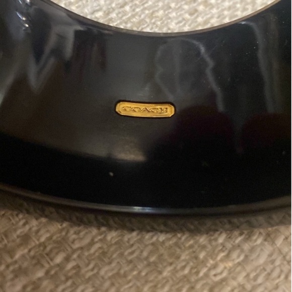 Coach Black and Gold Floral Bangle - Picture 9 of 9